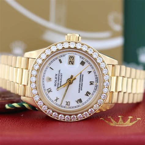 rolex lady president gold price|rolex presidential gold price.